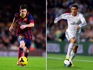 Foto de Messi y Cristiano Ronaldo