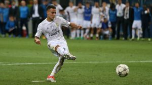 Lucas Vázquez con el Madrid