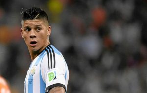 Marcos Rojo con Argentina