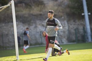 Falcao en entrenamiento del Mónaco