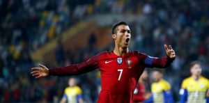 Cristiano Ronaldo acaba de marcar su primer POKER de goles con la selección de Portugal. MONSTRUO.