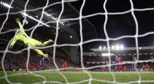 atajadon de david de gea a coutinho en el liverpool vs manchester united