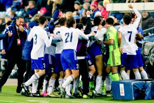 FOTO HISTÓRICA: San Marino?? festejaba haber hecho el 22ª gol en toda su historia, y el 1º en una Eliminatoria para el Mundial en 15 años???