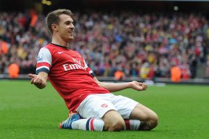 Aaron Ramsey con el Arsenal