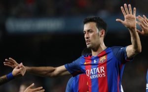 Busquets con el Barca