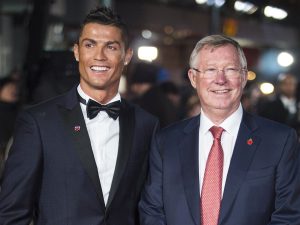 Ronaldo y Ferguson en premiación