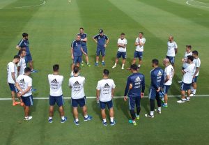 entrenamiento de Argentina para eliminatorias del Mundial