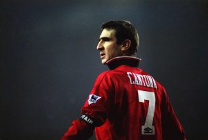 Cantona con el Manchester United
