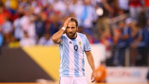 Gonzalo Higuaín con Argentina