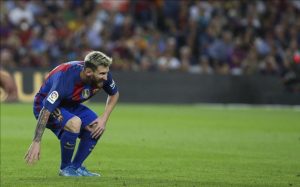 Leo Messi con el Barca
