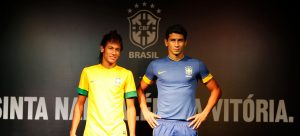 Neymar y Ganso con Brasil