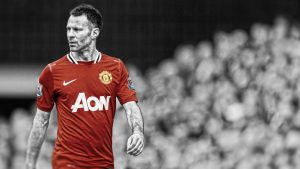 Ryan Giggs en blanco y negro
