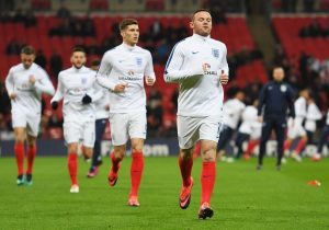 Rooney con la selección de Inglaterra