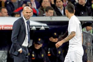 Zidane y James en el Madrid