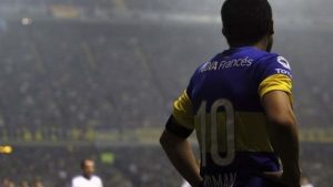 la mejor foto de Riquelme en boca juniors