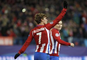 Antoine Griezmann con el Atlético de Madrid