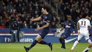 Cavani con el PSG