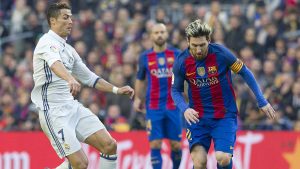 Cristiano y Messi en 'El Clásico''