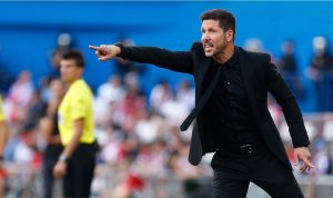Diego Simeone gritando