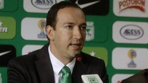 Juan Carlos de la Cuesta, presidente del Atlético Nacional
