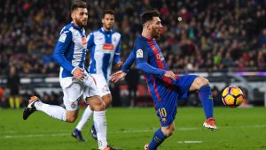 Messi ante el Espanyol