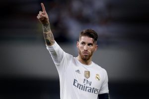 Sergio Ramos con el Madrid
