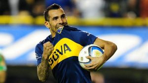 Tevez con Boca