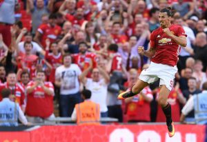 Zlatan Ibrahimovic con el United
