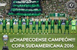 CONMEBOL otorga el título de Campeón de la #CopaSudamericana 2016 a Chapecoense