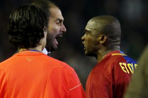 Eto'o y Guardiola