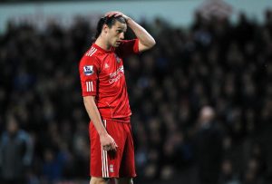 Andy Carroll con el Liverpool