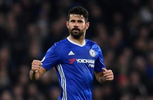 Diego Costa con el Chelsea celebrando