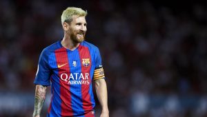 Leo Messi con el Barca