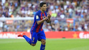 Luis Suárez con el Barca