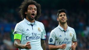 Marcelo con el Real Madrid