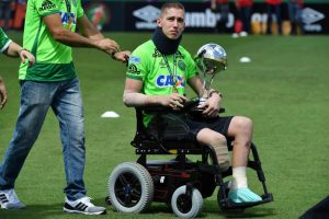 jackson follman arquero chapecoense pierna amputada con la copa sudamericana
