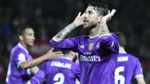 sergio ramos real madrid vs sevilla