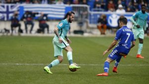 Aleix Vidal con el Barcelona
