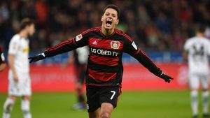 Chicharito en el Leverkusen