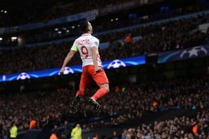 Falcao con Mónaco en Champions League