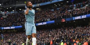 Gabriel Jesus y su excéntrico festejo