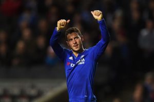Hazard en medio de una ovación