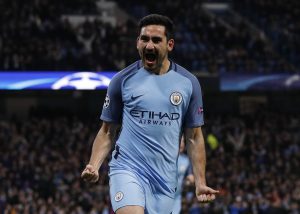 Ilkay Gundogan en la Champions