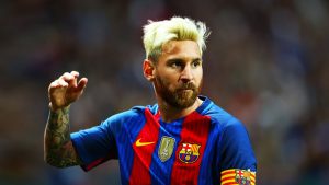Leo Messi en el Barcelona