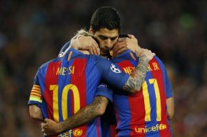 Neymar con el Barca