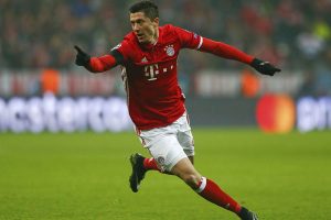 Robert Lewandowski con el Bayern Munich