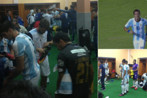 Vuelo, equipaje y partido retrasado. Tuvieron que Jugar con la camiseta de Argentina prestada por la sub 20. Así el día del Tucumán.