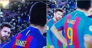 El GESTO de Lionel Messi a Luis Suárez por dejarse expulsar...