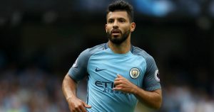 Sergio Agüero con el City