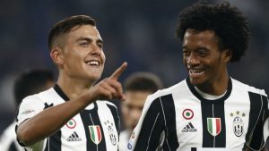 cuadrado y dybala juventus